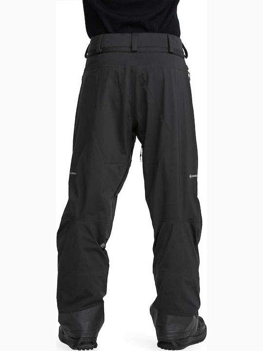 Volcom Stretch Gore-tex G1352601-BLK Men's Trousers for Ski & Snowboard Black