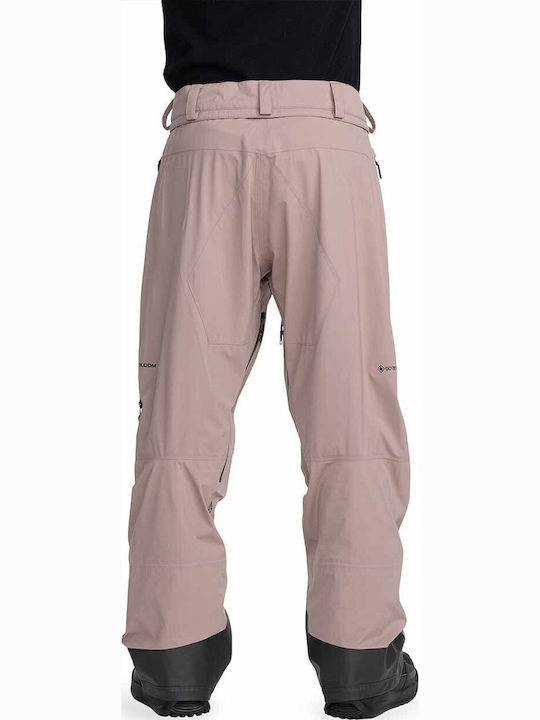 Volcom Stretch Gore-tex G1352601-MVE Men's Trousers for Ski & Snowboard Purple