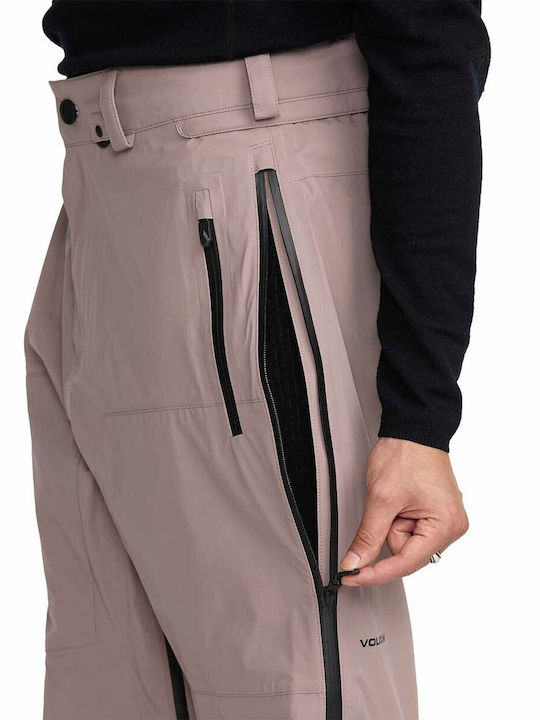 Volcom Stretch Gore-tex G1352601-MVE Men's Trousers for Ski & Snowboard Purple