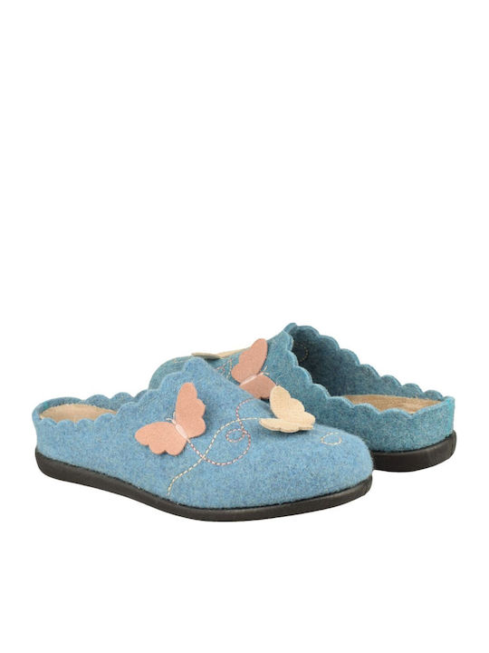 Winter Women's Slippers Light Blue