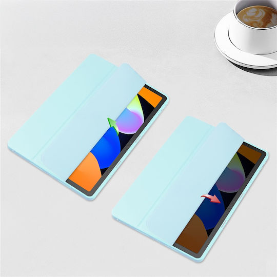 Transparent Back Case with Stylus Holder Lenovo Idea Tab 11" 2025 Tb336fu Tb336zu Blue