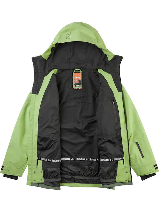 Thirty two I-008379-222 Ανδρικό Μπουφάν για Σκι & Snowboard Πράσινο