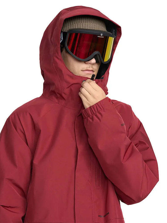Volcom Dua Insulated Men's Gore-Tex Ski & Snowboard Jacket Pink G0452603-BTR