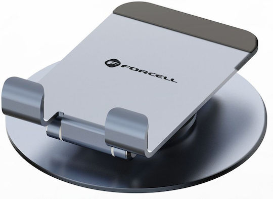 Forcell F-grip Βάση Γραφείου για Κινητό σε Γκρι χρώμα