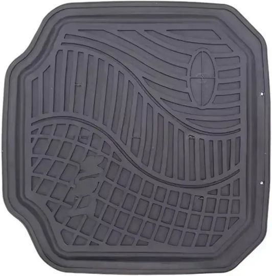 Set Covorașe Față și Spate Universal 4buc din Furtun Negre