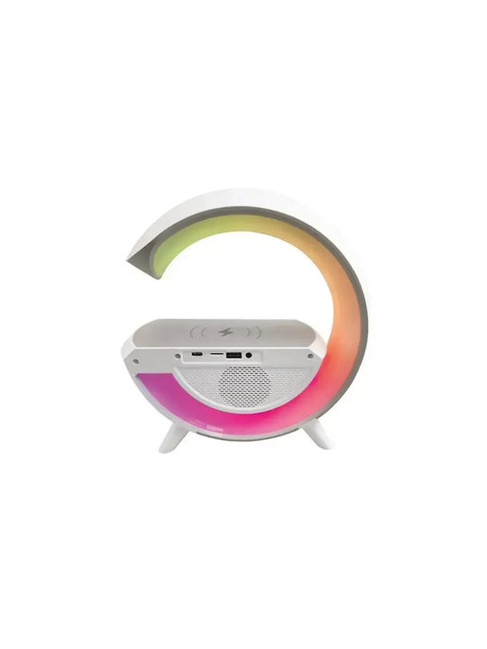 The Source Tabletop Digital LED Clock with Alarm Clock White