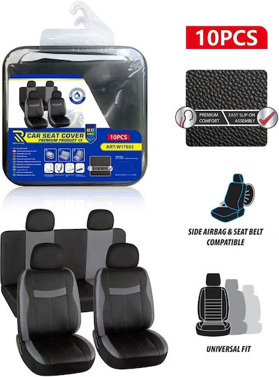 Set Huse Auto 10buc Negru