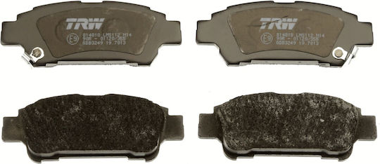 Trw Gdb3249 Brake Pad Set Disc Brake