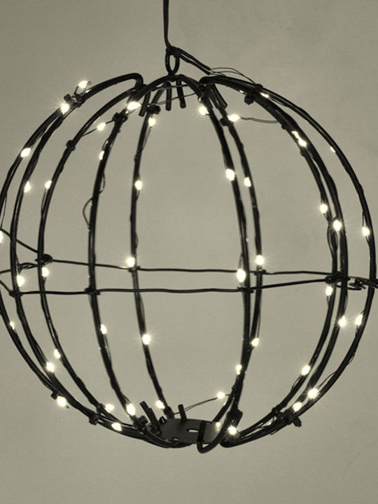 Lampă de Crăciun 123led pe Baterii Extra Cald și Alb Cald 50 LED-uri 20 cm Negru