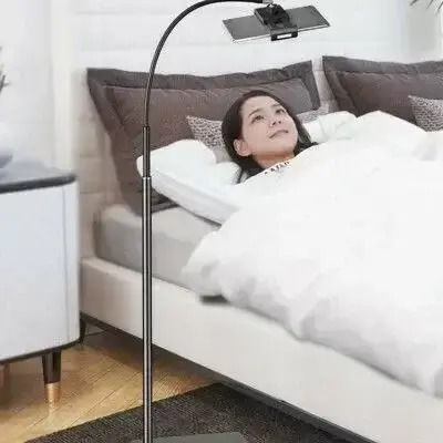 Stand pentru tabletă pardoseală în culoarea Negru