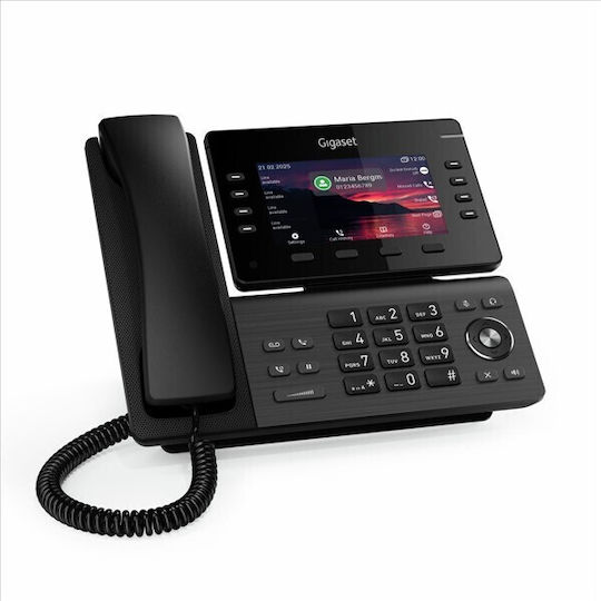 Gigaset Pro P820 Cu fir Telefon IP Negru