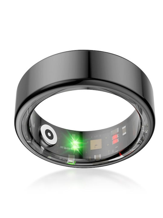 Ksix Saturn Smart Ring 19.8mm Αδιάβροχο Μαύρο
