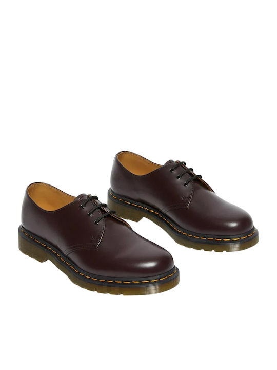 1461 Smooth Men's Leather Casual Shoes Burgundy