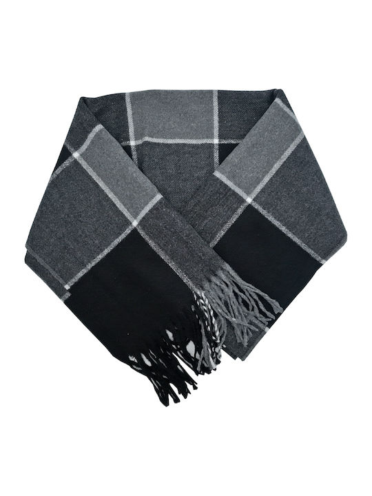 Acrylic Men's Scarf Black