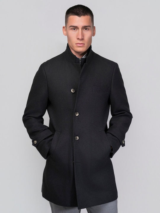 Dezing Herren Mantel Black