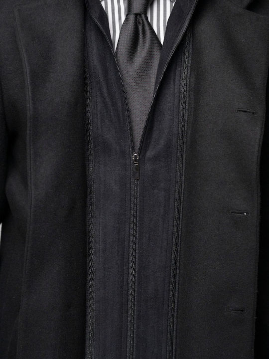 Dezing Herren Mantel Black