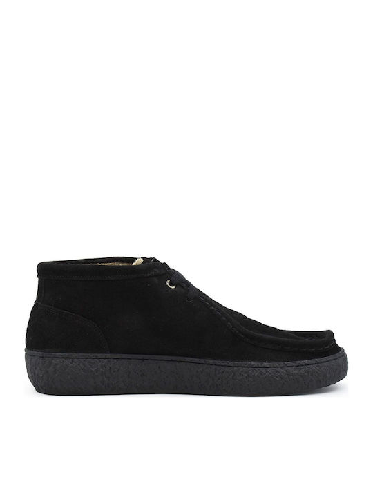 Wildleder Schwarz Herrenstiefel