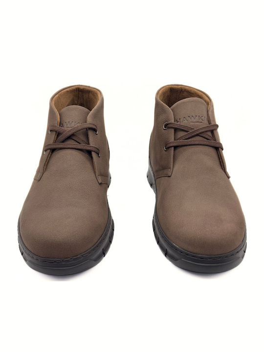 Leather Brown Men's Boots