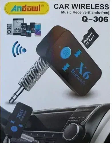 Andowl Q-306 Sound System Bluetooth Car Kit (Audio Receiver)