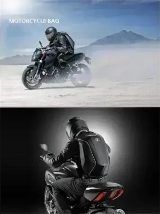 MotoCentric Rider Backpack Carbon Blue 30lt