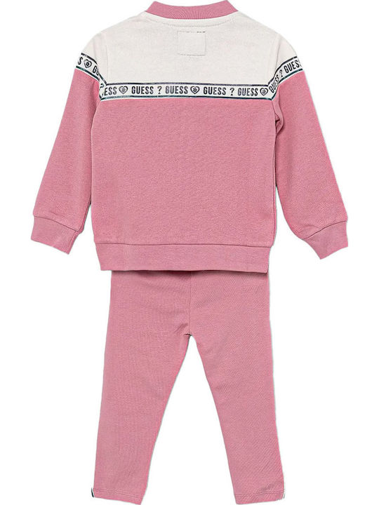 Kids Sweatpants Set Pink