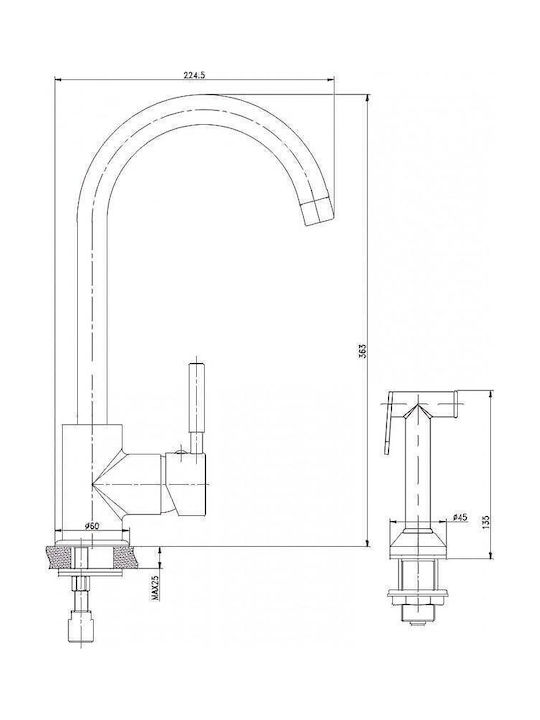 Inter Ceramic Icf Настолен Черен Inter Ceramic Icf Настолен Черен