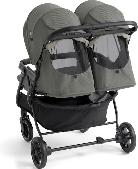 Joie Estrella Doppelter Kinderwagen Geeignet für Neugeborene Evergreen
