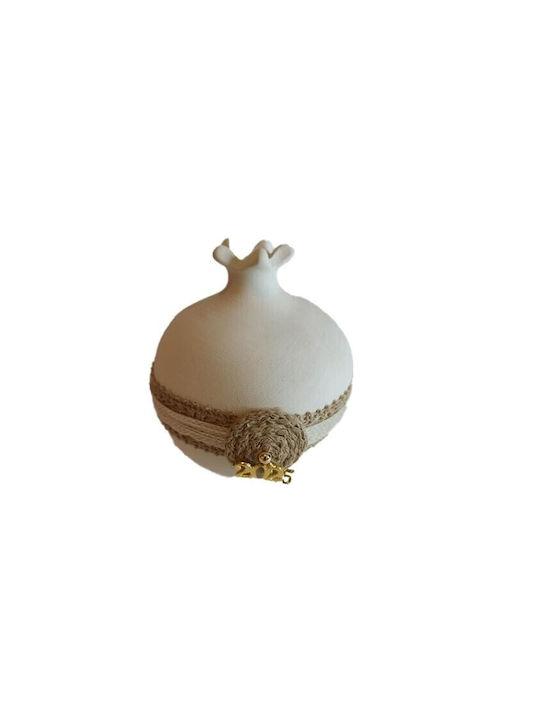 Dream Handmade Окачен Гоури Нар Бял Керамичен 2026 12x12см 1бр