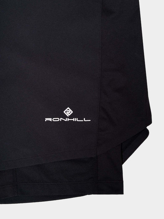Twin 2 in 1 Sports Men's Shorts All Black Black