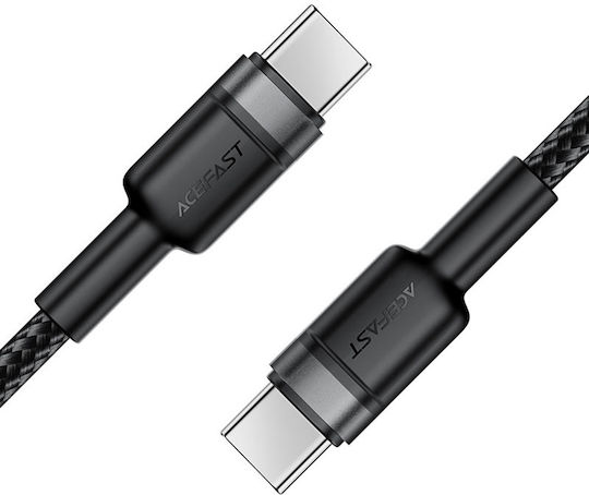 Acefast USB 2.0 Cable USB-C male - USB-C 60W Μαύρο 1.2m