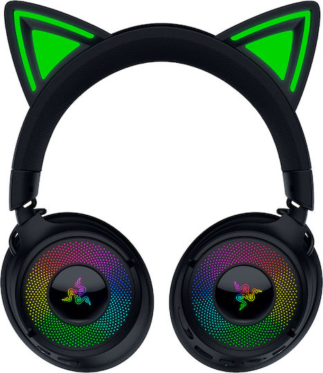 Razer Kraken Kitty V3 Pro Ασύρματο Over Ear Gaming Headset με σύνδεση Bluetooth / USB for PC