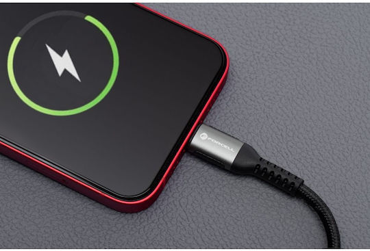 Forcell USB-C to Lightning Cable 27W Μαύρο 0.5m