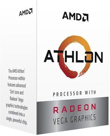 AMD Athlon 200GE 3.2GHz Επεξεργαστής 2 Πυρήνων για Socket AM4 σε Tray με Ψύκτρα