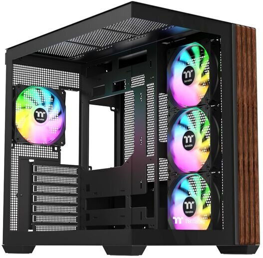 Thermaltake View 380 WS ARGB Gaming Midi Tower Κουτί Υπολογιστή με Πλαϊνό Παράθυρο Μαύρο