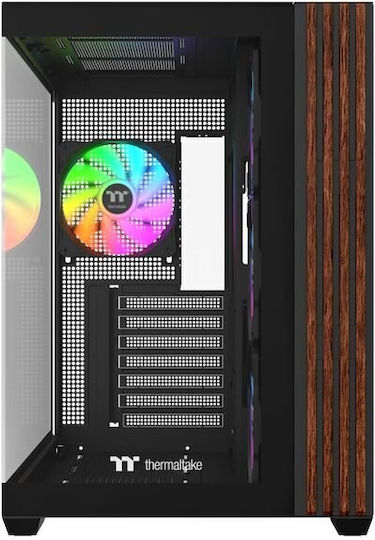 Thermaltake View 380 WS ARGB Gaming Midi Tower Κουτί Υπολογιστή με Πλαϊνό Παράθυρο Μαύρο