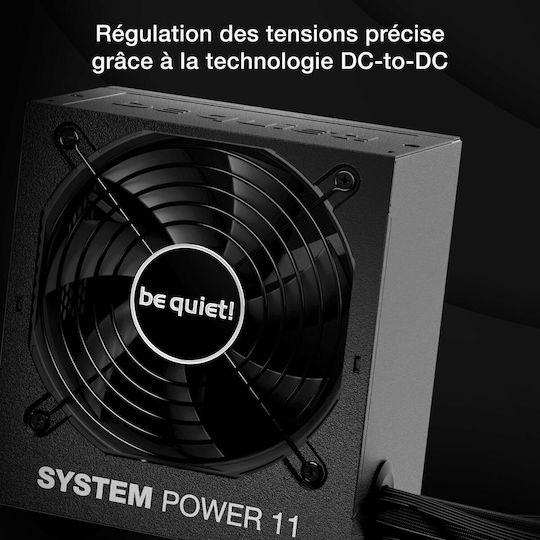 Be Quiet System Power 11 650W Μαύρο Τροφοδοτικό Υπολογιστή Full Wired 80 Plus Bronze