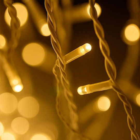 500 Lights LED 22.5m. Warm White type Rain 1pcs