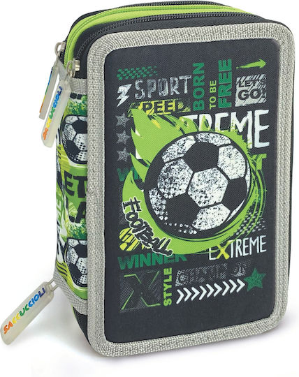 Lebez Pencil Case Full 12pcs with 3 Compartments Various Designs/Colours