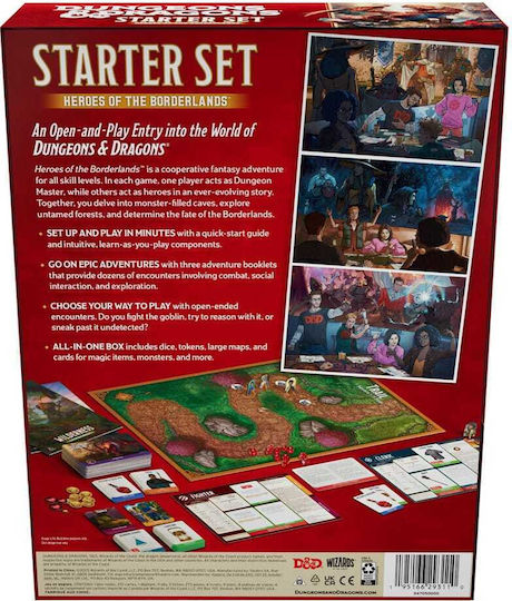 Brettspiel Dungeons & Dragons: Heroes of the Borderlands für 3-5 Spieler 12+ Jahre (EN) Wizards of the Coast