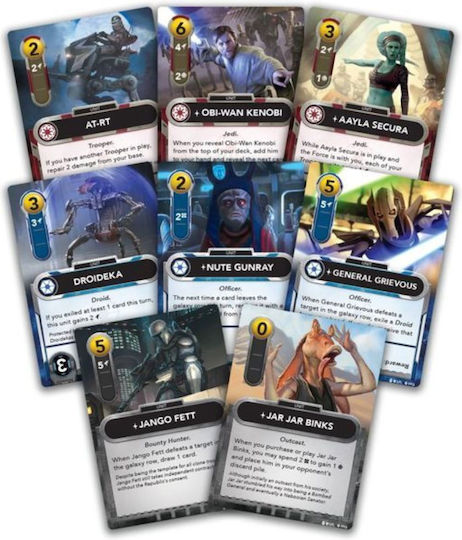 Επιτραπέζιο Παιχνίδι Star Wars Deckbuilding Game - Clone Wars GSWG02EN (GER)