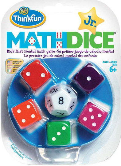 Επιτραπέζιο Παιχνίδι Math Dice Jr για 2+ Παίκτες 6+ Ετών (EN) Think Fun