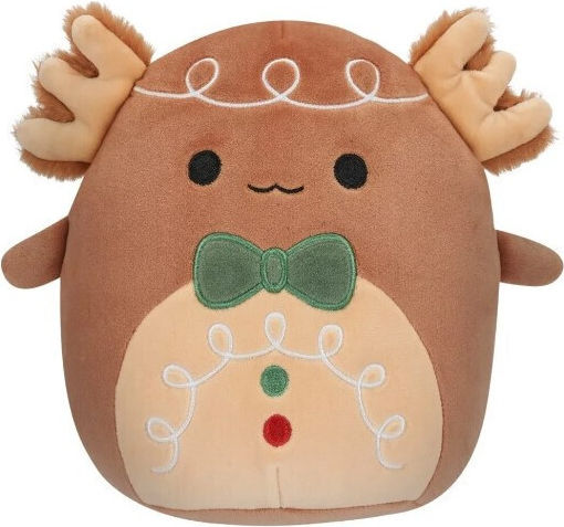 Jazwares Плюшена Squishmallows Джинджърбред Аксолотъл Коледна за 3+ Години 13 см