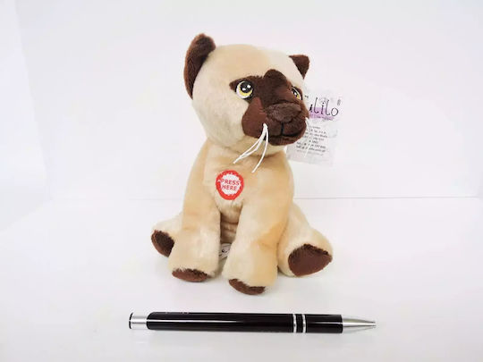 Tulilo Plush Kitten with Sound for Newborns 15 cm (Various Designs) 1pc
