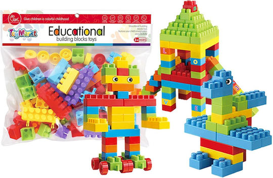 ToyMarkt Building Blocks in a Bag for 3+ Years 60 Pieces