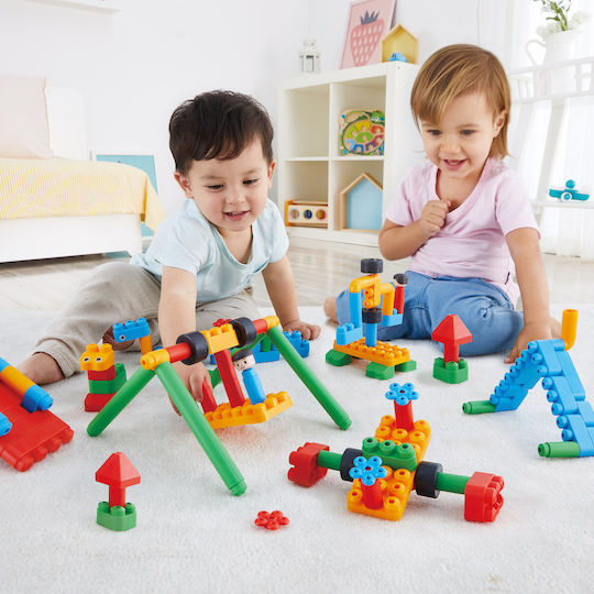 Hape Τουβλάκια PolyM Adventure Play Kit για 1.5-5 Ετών 110τμχ