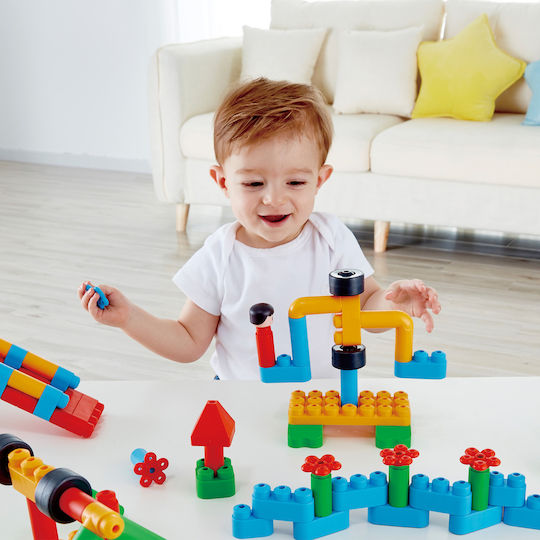 Hape Τουβλάκια PolyM Adventure Play Kit για 1.5-5 Ετών 110τμχ