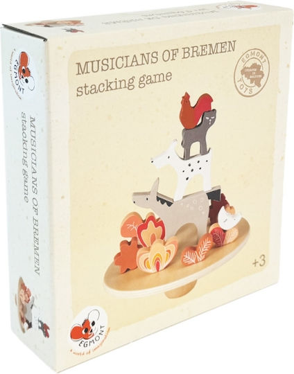 Egmont Stacking Toy Musicians οf Bremen made of Wood for 36++ Months