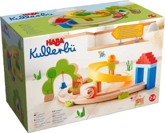 Haba Ball Toboggan Fröhliche Kugel aus Holz für 36++ Monate