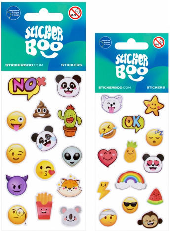 Sticker Boo Lebez Kinder Handwerk Spielzeug Aufkleber Verschiedene Designs 1St