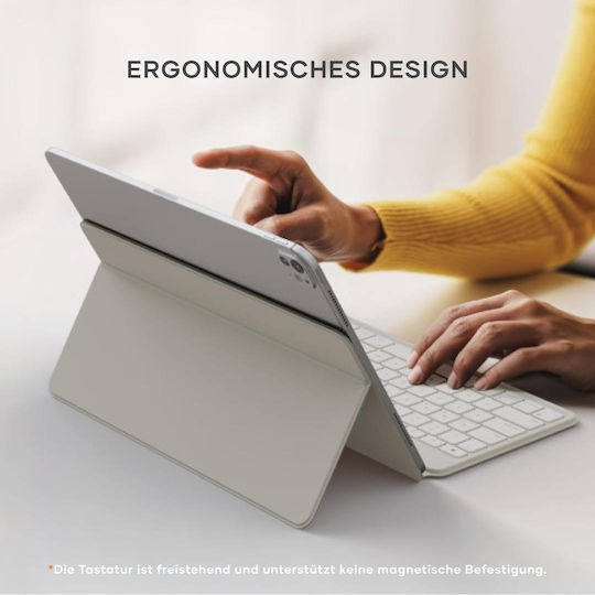 Satechi Kabellos Bluetooth Nur Tastatur für Tablet Englisch US Beige